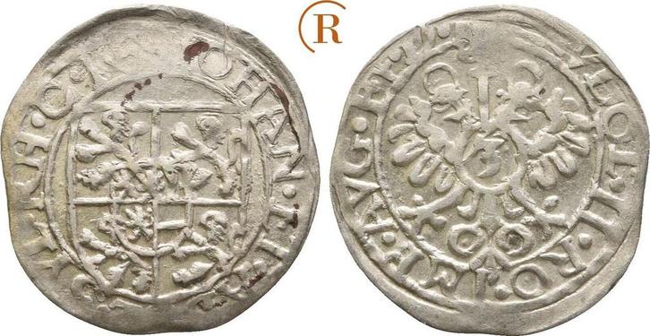 3 Kreuzer Alzenz o J Salm Grumbach: Johann en Adolf, 1606..., Postzegels en Munten, Munten | Europa | Niet-Euromunten, Verzenden