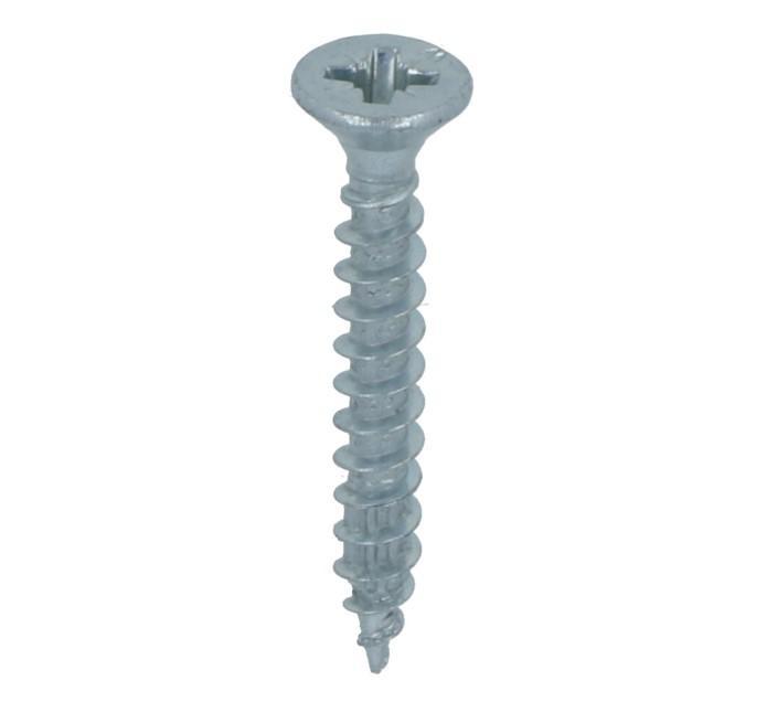 200 stuks 4.0 x 30 mm spaanplaatschroef verzonken, Doe-het-zelf en Verbouw, IJzerwaren en Bevestigingsmiddelen, Verzenden