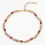 Zonder Minimumprijs - Armband - 14 karaat Geel goud, Zilver, Sieraden, Tassen en Uiterlijk, Armbanden, Nieuw