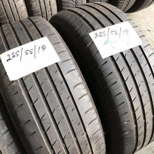 2 x Nexen 235-55-19 Zomerbanden 5mm, Auto-onderdelen, Banden en Velgen, 19 inch, Zomerbanden, 235 mm, Personenwagen, Gebruikt