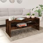 vidaXL Salontafel 100x40x40 cm bewerkt hout gerookt, Minder dan 50 cm, 100 tot 150 cm, Verzenden, Nieuw