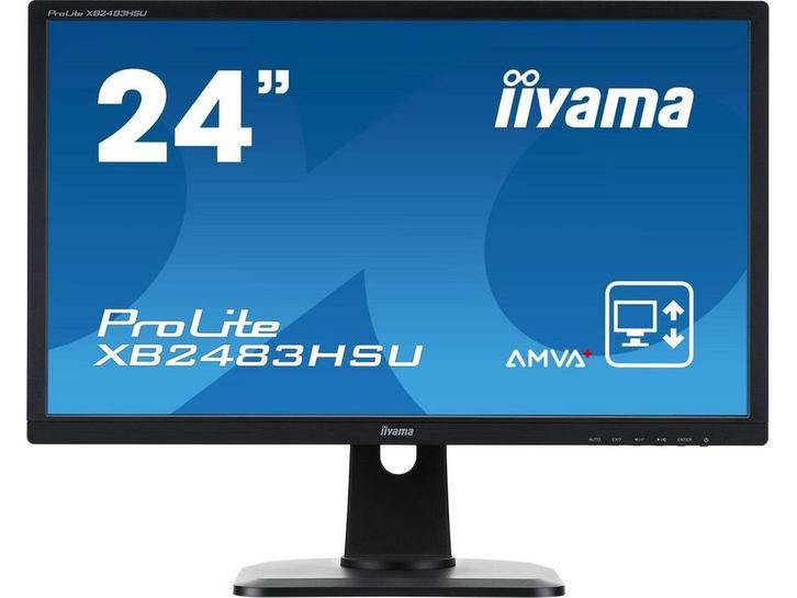 Iiyama ProLite XB2483HSU - Monitor 24 Inch - Full HD 1920 x, Huis en Inrichting, Woonaccessoires | Overige, Zo goed als nieuw