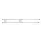 ProPlus Uitschuifbare vastzetstang - dubbel - 41-71 cm - wit, Caravans en Kamperen, Ophalen of Verzenden, Nieuw