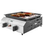 TRUUSK Gasgrill 8000BTU/2,4 KW Grillwagen Inkl 2 RVS-brander, Tuin en Terras, Houtskoolbarbecues, Verzenden, Nieuw, TRUUSK