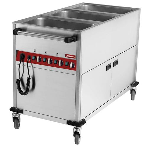Verwarmde Kar 3 GN 1/1 H 150 Mm, 3 Temperaturen (op Warmkast, Zakelijke goederen, Horeca | Keukenapparatuur, Nieuw in verpakking