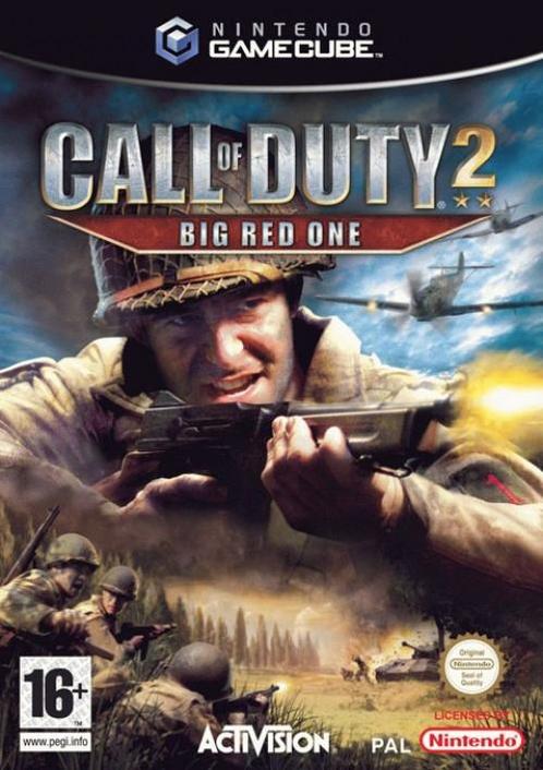 Call of Duty 2 Big Red One (GameCube), Spelcomputers en Games, Games | Nintendo GameCube, Gebruikt, Vanaf 12 jaar, Verzenden