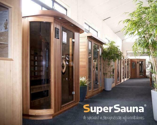 Medische Infraroodcabine /  Sauna aanbiedingen - SuperSauna, Sport en Fitness, Sauna, Infrarood, Complete sauna, Nieuw, Ophalen of Verzenden
