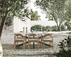 Tuinstoel Lewis | teak naturel | naturel weving | incl kus.., Verzenden, Nieuw