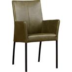 Leren eetkamerstoel Comfort met armleuning, Huis en Inrichting, Stoelen, Nieuw, Leer, Ophalen of Verzenden, Eén