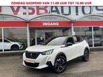 Peugeot 2008 1.2 PURETECH 130PK AUT. GT-LINE HALF-LEER NAVI, Auto's, Automaat, Wit, Nieuw, Lease