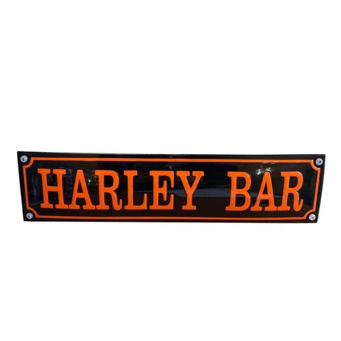 Emaille reclamebord: Harley Bar, Verzamelen, Merken en Reclamevoorwerpen, Nieuw, Ophalen of Verzenden