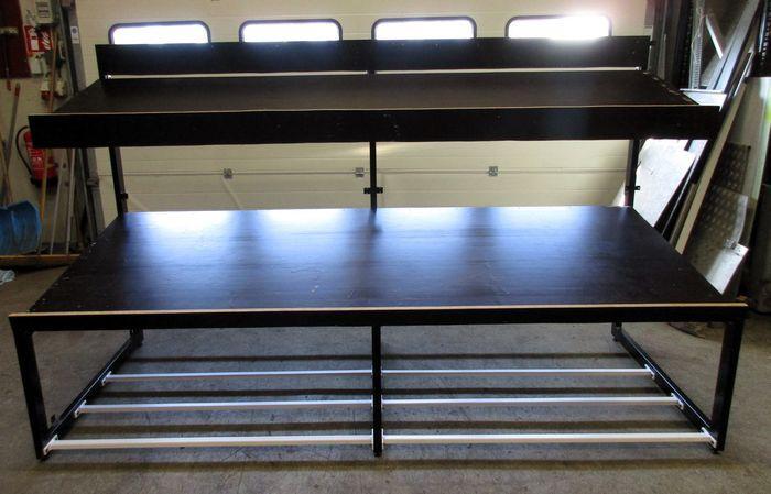 Groente stelling met 2 etages, B250 x D107 x H153cm, Zakelijke goederen, Kantoor en Winkelinrichting | Winkel en Inventaris