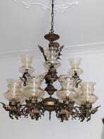 Kroonluchter - Brons, Glas - Gigantisch