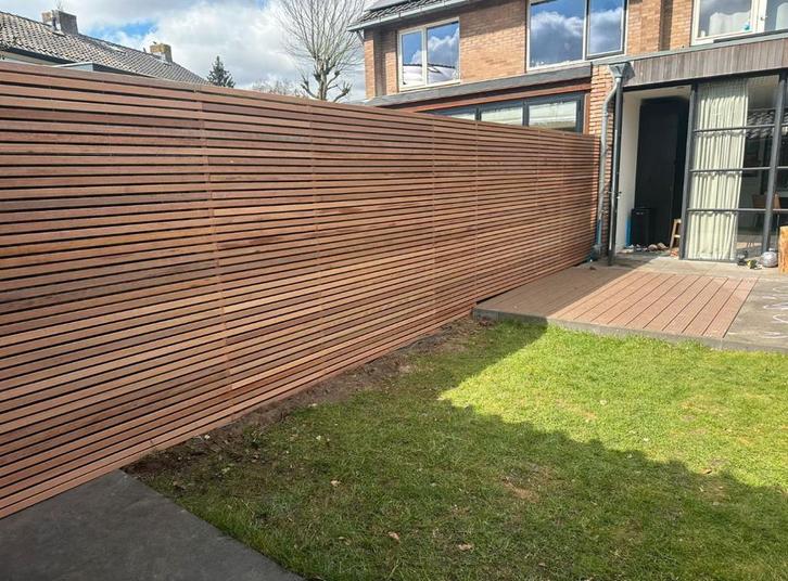 Hardhouten latten 120cm of 240cm bij 38/12mm bundel van 10, Tuin en Terras, Palen, Balken en Planken, 180 tot 250 cm, Planken