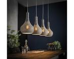 Hanglamp Punch 4 Lampen | Ray-Grijs, Huis en Inrichting, Lampen | Hanglampen, Ophalen of Verzenden, Nieuw