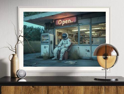 Rudy Barret - Station Fantôme - XL, Antiek en Kunst, Kunst | Schilderijen | Modern