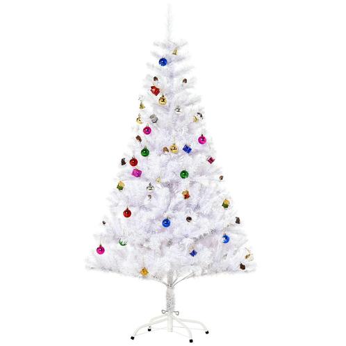 Kunstkerstboom 150cm Met Standaard Inclusief Decoratie (150c, Diversen, Kerst, Nieuw, Verzenden