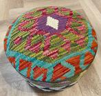Poef - Kelim poef - handgeweven kelim - (unused) - wol -