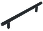 Greep BASICS LBTM-128 mat rvs/zwart 128 mm, Verzenden, Nieuw
