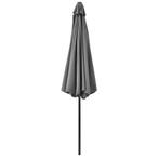 Tuin parasol stokparasol 300x230 cm grijs, Tuin en Terras, Nieuw, Verzenden