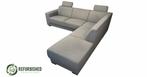 Refurbished 5-zits hoekbank grijs met 6 mnd garantie!, Huis en Inrichting, Banken | Bankstellen, 250 tot 300 cm, Gebruikt, Hoekbank