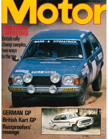 1978 MOTOR MAGAZINE 3956 ENGELS beschikbaar voor biedingen