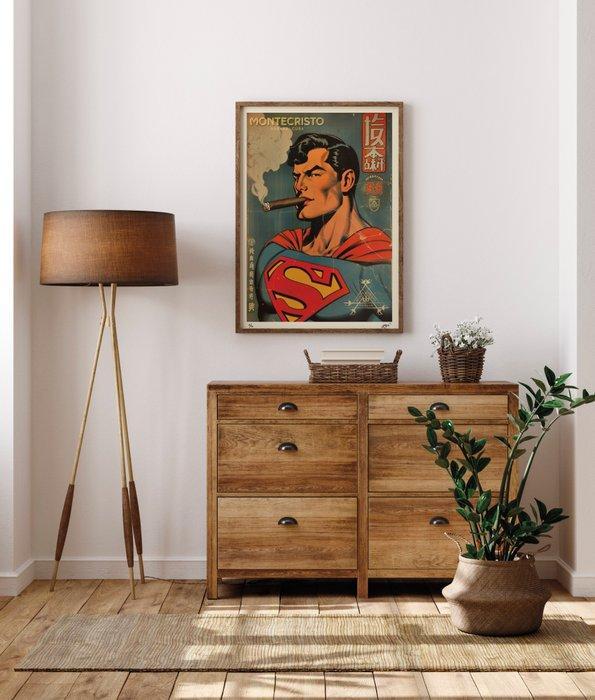 Kobalt - Montecristo - Superman (Galaxy Advertising series), Antiek en Kunst, Kunst | Designobjecten