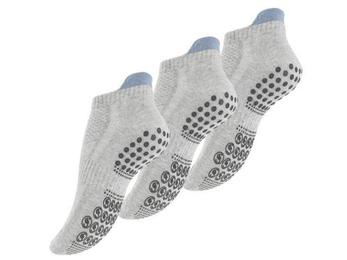 3 Paar STARK SOUL® Yoga sokken met antislipzool - Grijs, Kleding | Heren, Sokken en Kousen, Verzenden