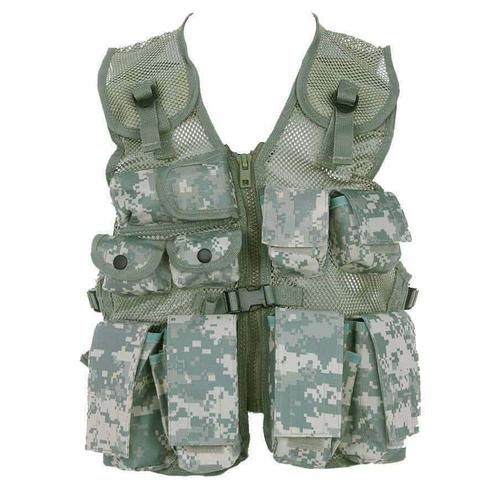 Kinder tactical vest. Diverse kleuren, Kleding | Heren, Truien en Vesten, Nieuw, Verzenden