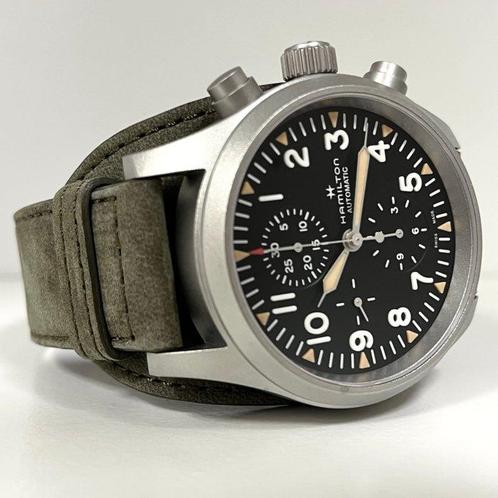 Hamilton - Khaki Field Auto Chrono - H71706830 - Heren -, Sieraden, Tassen en Uiterlijk, Horloges | Heren