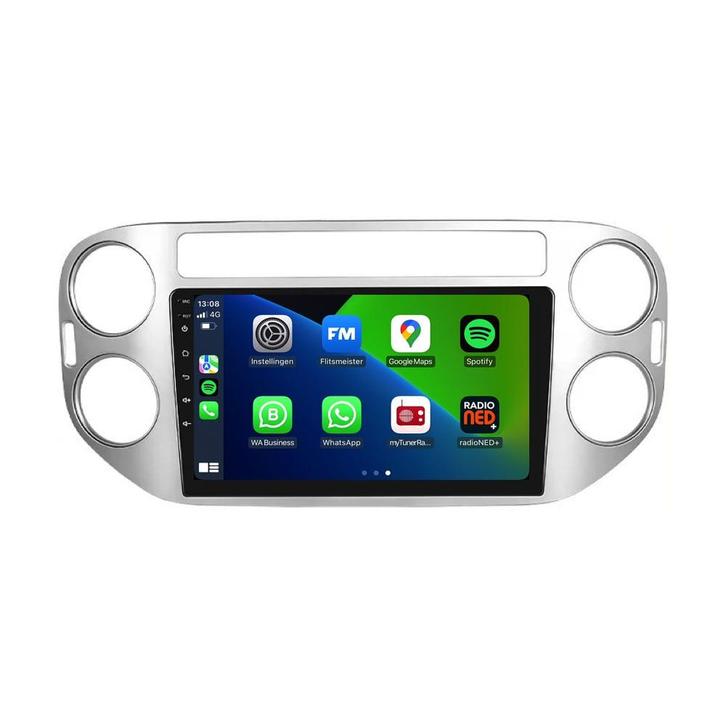 VW Tiguan Android 13 Autoradio 2007 t/m 2015 Carplay, Auto diversen, Autoradio's, Ophalen of Verzenden