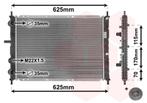 RADIATOR VOOR FIAT BRAVA/BRAVO 1995-2001 46462526, Auto-onderdelen, Airco en Verwarming, Ophalen of Verzenden, Nieuw