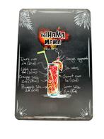 Metalen Wandbord - Bahama Mama - Cocktails, Ophalen of Verzenden, Nieuw