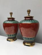 Lamp (2) - Porselein, Messing, Emaille - The Chinese