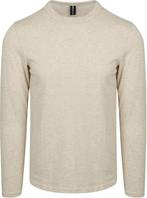 Profuomo Longsleeve T-Shirt Ecru maat M Heren, Kleding | Heren, T-shirts, Wit, Nieuw, Profuomo, Verzenden