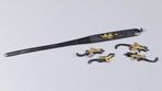 Katana - Wensverwekkende scepter met bladmotief - Hairpin