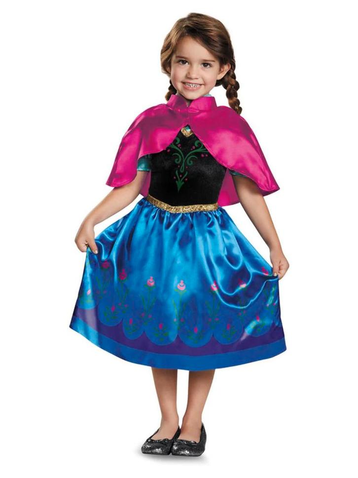 Disney Frozen Anna kostuum meisjes, Kleding | Dames, Carnavalskleding en Feestkleding, Nieuw, Ophalen of Verzenden