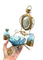 Baguier miroir Napoléon III - Sieradendoos - Messing, Verre, Antiek en Kunst