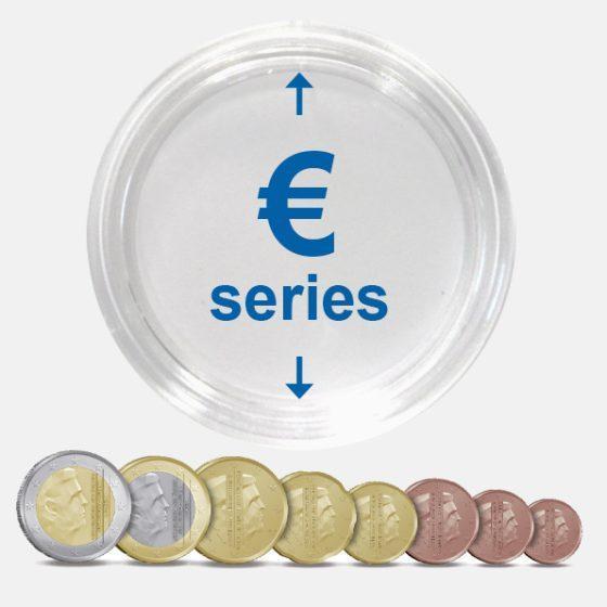 Muntcapsules voor complete €-series ‘crystal clear’, Postzegels en Munten, Munten en Bankbiljetten | Toebehoren, Verzamelmap, Ophalen of Verzenden