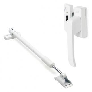 2x Raamsluiting met blinde bevestiging + Telescopische, Doe-het-zelf en Verbouw, Hang- en Sluitwerk, Nieuw, Verzenden