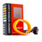 LED Interieur / sfeer verlichting strip - Oranje - 2 Meter, Auto diversen, Nieuw, Verzenden