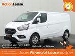 Ford Transit Custom Bestelbus L2 H1 2021 Diesel, Auto's, Ford, Zwart, Wit, Nieuw, Dealer onderhouden