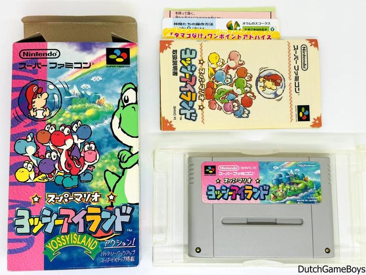 Super Famicom - Super Mario World 2 - Yossy Island, Spelcomputers en Games, Games | Nintendo Super NES, Gebruikt, Verzenden