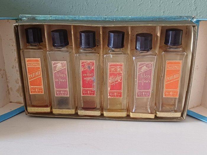 Gitta Paris - Parfumfles - Glas - Antieke parfumflesjes set, Antiek en Kunst, Antiek | Glas en Kristal