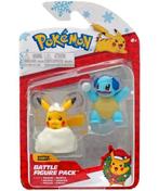 Jazwares Pokémon Holiday Season Battle Figure 2-Pack-Pikachu, Verzamelen, Ophalen of Verzenden, Nieuw