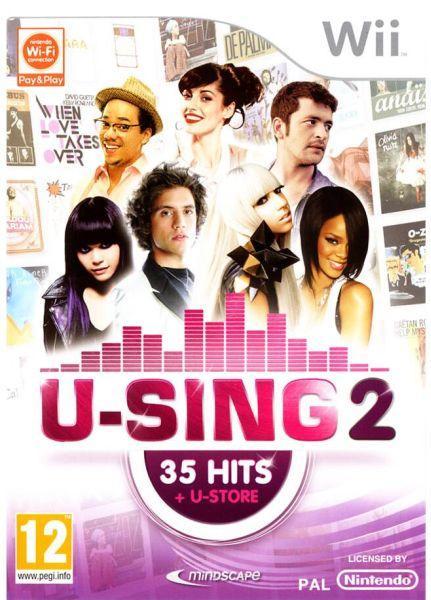 U-Sing 2 35 Hits + U-Store-Standaard (Wii) Gebruikt, Spelcomputers en Games, Games | Nintendo Wii, Zo goed als nieuw, Ophalen of Verzenden