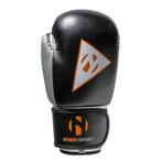 Nihon Bokshandschoen leer | Zwart / Grijs / Wit (Maat: 12OZ), Sport en Fitness, Vechtsporten en Zelfverdediging, Verzenden, Nieuw