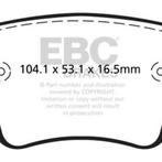EBC 15-21 Volkswagen GTi 2.0 Turbo Greenstuff Rear Brake, Ophalen of Verzenden, Nieuw