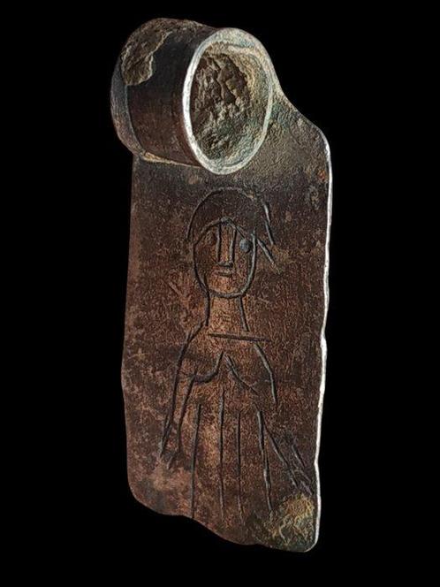 Byzantijns Zilver Hanger - Uitstekend Byzantijns bord, Antiek en Kunst, Antiek | Overige Antiek