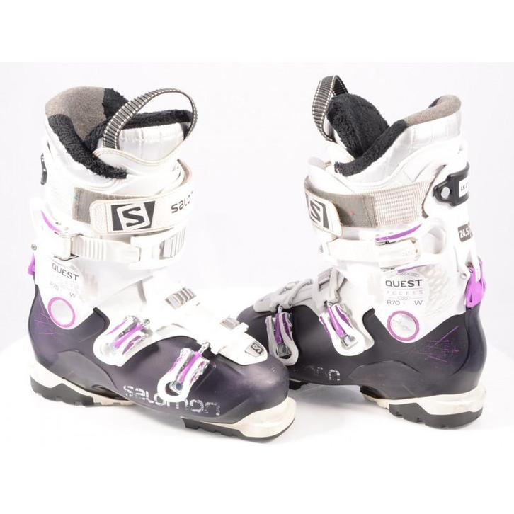 37 38 41 dames skischoenen SALOMON QUEST ACCESS R70 W purple, Sport en Fitness, Skiën en Langlaufen, Gebruikt, Verzenden